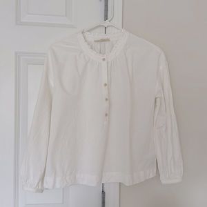 Madewell White Cute Top